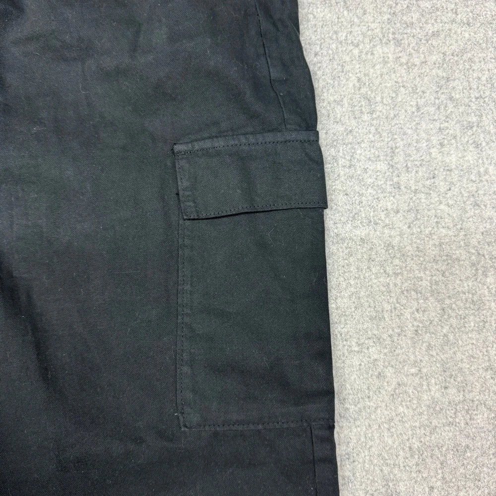 Gap | Cargo Pants | XL | Black | Elastic Waist Utility Pockets Casual Trousers